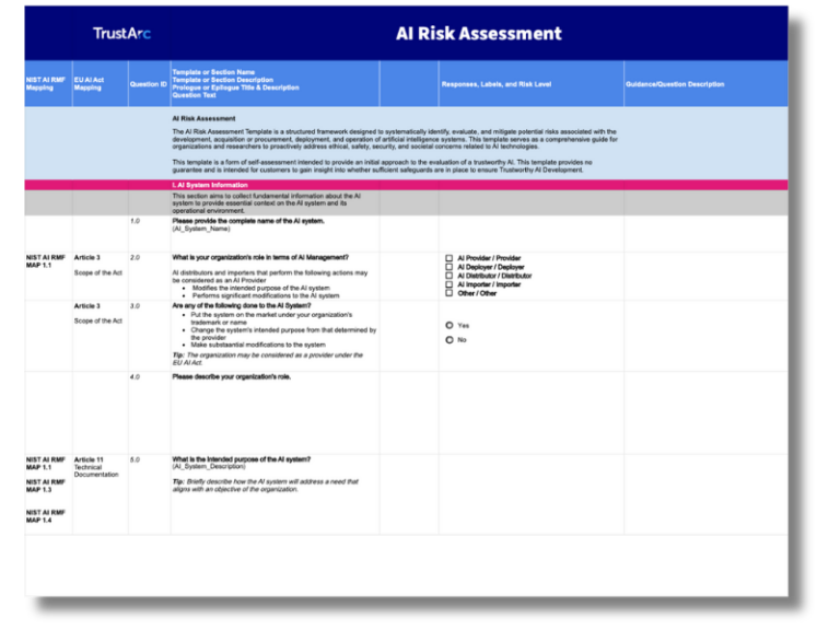 AI Risk Assessment | TrustArc
